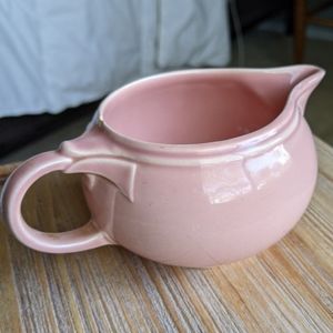 Vintage Lu-Ray pink pastel creamer
